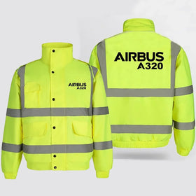 Airbus A320 & Text Reflective Winter Jackets