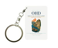 Thumbnail for Ohrid St. Paul the Apostle Airport (OHD) design on white key chain
