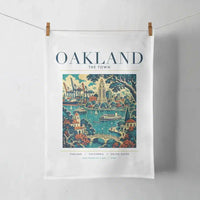 Thumbnail for OAKLAND - Poster - Towel - White