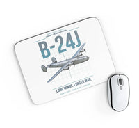 Thumbnail for B-24J Liberator design on white rectangle mouse pad