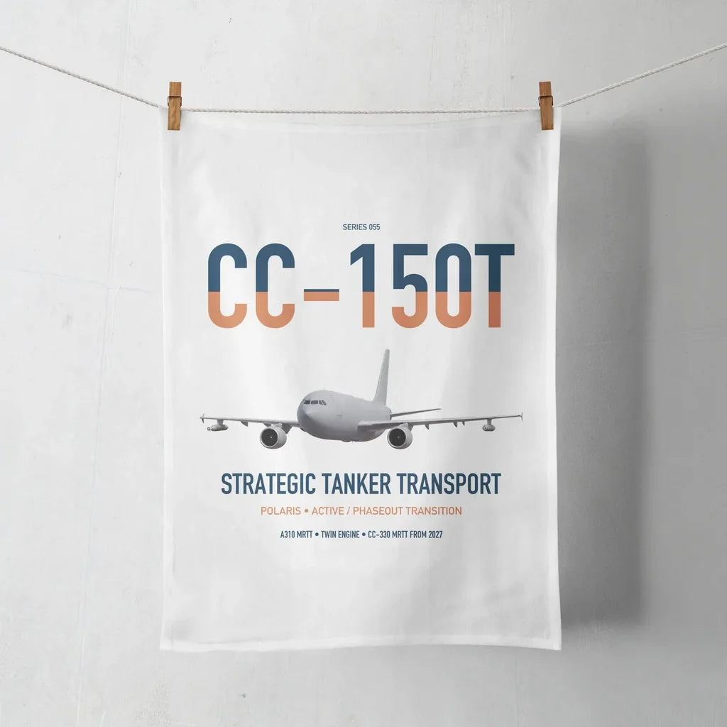 Airbus CC-150T Polaris design on white towel