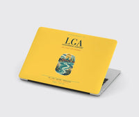 Thumbnail for New York LaGuardia Airport (LGA) design on yellow MacBook case