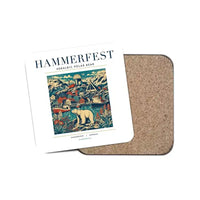 Thumbnail for HAMMERFEST - Poster - Coaster - White