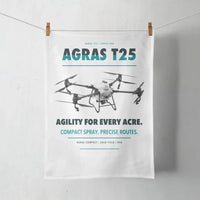 Thumbnail for DJI Agras T25 design on white towel