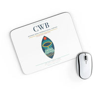 Thumbnail for Afonso Pena International Airport (CWB) design on white rectangle mouse pad