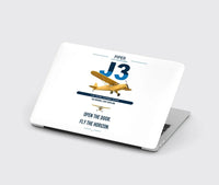 Thumbnail for Piper J-3 Cub design on white MacBook case
