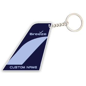 Breeze Airways Tail Key Chains