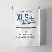 Thumbnail for Cessna Citation XLSPlus design on white towel