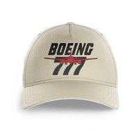 Thumbnail for Amazing Boeing 777 printed hat - beige