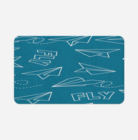 Thumbnail for Paper Airplane & Fly-Green Bath Mat - view 2