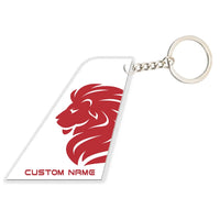 Thumbnail for Customisable FlyArystan Airlines Key Chain - view 2