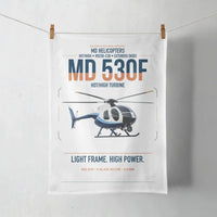 Thumbnail for MD Helicopters MD 530F design on white towel