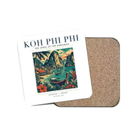 Thumbnail for KOH PHI PHI - Poster - Coaster - White