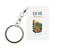 Thumbnail for Horta Airport (HOR) design on white key chain