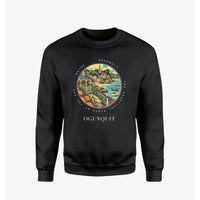 Thumbnail for OGUNQUIT - Badge - Sweatshirt - Black