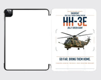 Thumbnail for Sikorsky HH-3E Jolly Green Giant design on white ipad tablet case