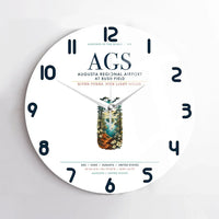 Thumbnail for Augusta Regional Airport at Bush Field (AGS) design on white no frame wall clock