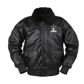 Air Traffic Controllers - We Rule The Sky Leather Bomber Jackets