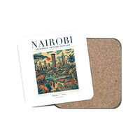 Thumbnail for NAIROBI - Poster - Coaster - White