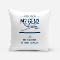 Thumbnail for Cessna Citation M2 Gen2 design on white pillow