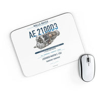 Thumbnail for AE 2100D3 design on white rectangle mouse pad