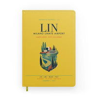 Thumbnail for Milano Linate Airport (LIN) design on yellow notebook
