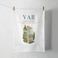 Thumbnail for Varna Airport (VAR) design on white towel
