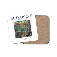 Thumbnail for BUDAPEST - Poster - Coaster - White