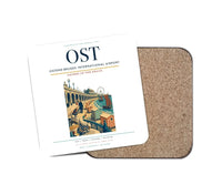 Thumbnail for Ostend-Bruges International Airport (OST) design on white 1 piece coaster