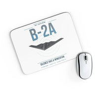 Thumbnail for B-2A Spirit design on white rectangle mouse pad