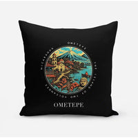 Thumbnail for OMETEPE - Badge - Pillow - Black