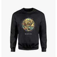 Thumbnail for MAPUTO - Badge - Sweatshirt - Black