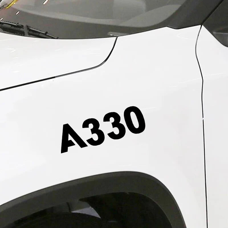 Airbus A330 Car Sticker - view 2
