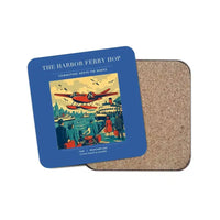 Thumbnail for The Harbor Ferry Hop - Designed Coasters design on blue 1-piece