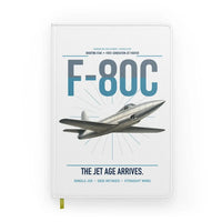 Thumbnail for F-80C Shooting Star design on white notebook