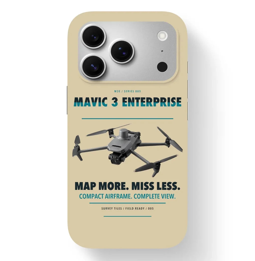 DJI Mavic 3 Enterprise Case design on beige iphone case
