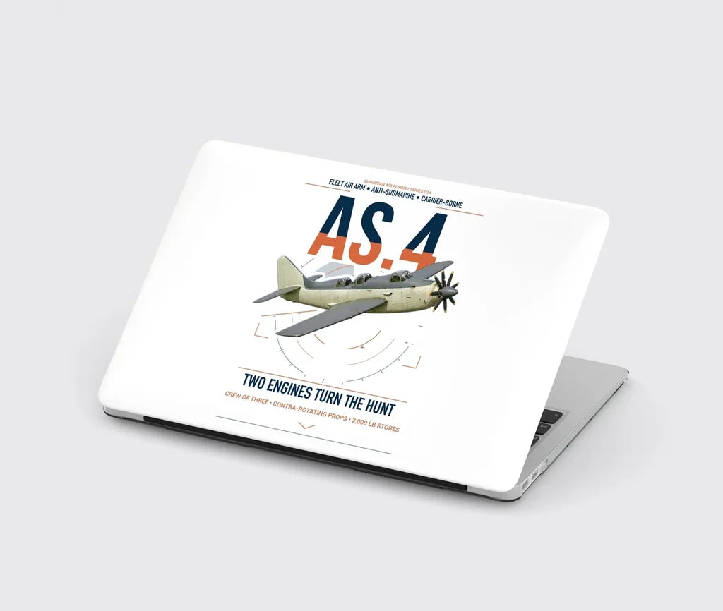 Fairey Gannet AS.4 design on white MacBook case
