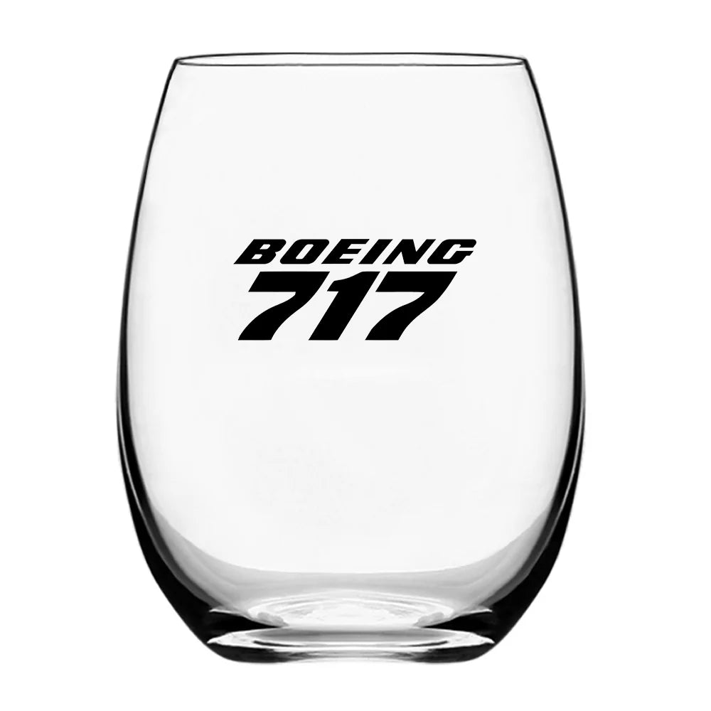 Customisable Boeing 717 Drinking Glass - view 2