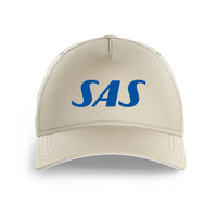 Thumbnail for SAS Airlines logo printed on beige cap