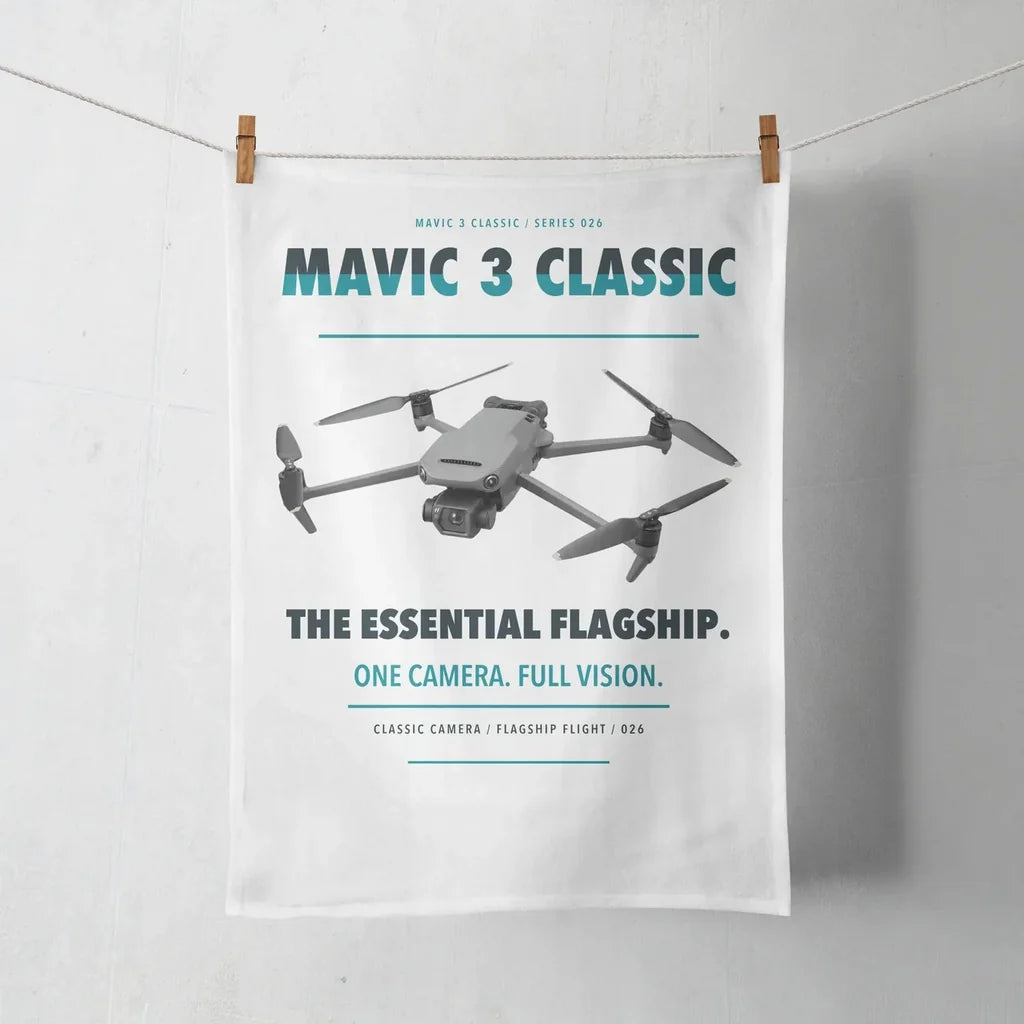 DJI Mavic 3 Classic design on white towel