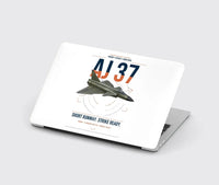 Thumbnail for Saab AJ 37 Viggen design on white MacBook case