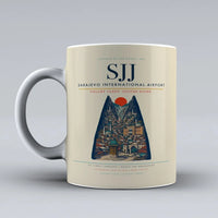 Thumbnail for Sarajevo International Airport SJJ Mug - Beige