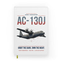 Thumbnail for AC-130J Ghostrider design on white notebook
