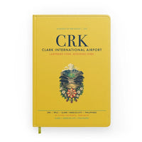 Thumbnail for Clark International Airport (CRK) design on yellow notebook