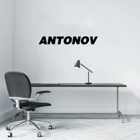 Antonov & Text Wall Metal Signs