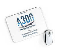 Thumbnail for Airbus A300F4-203 design on white rectangle mouse pad
