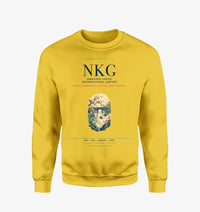 Thumbnail for Nanjing Lukou International Airport (NKG) design on yellow sweatshirt