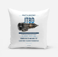 Thumbnail for JT8D design on white pillow