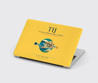 Thumbnail for Tijuana International Airport (TIJ) design on yellow MacBook case