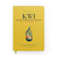 Thumbnail for Kuwait International Airport (KWI) design on yellow notebook